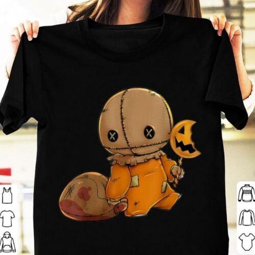 Trick r Treat Забавный Милый Сэм Хэллоуин Костюм Футболка Размер S-5XL Унисекс Футболка