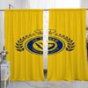 Set Of 2 Home Interior Kitchen Curtains Living Room Door Curtain Al Nassr Fc Partition Bedroom Decoration With Darkening Polyester Perfect For Area
