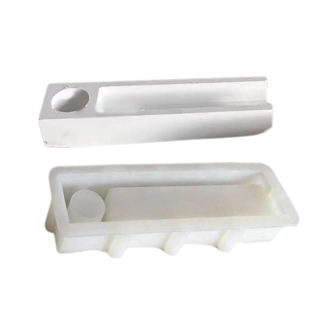 Silicone Craft Molds Reused Casting Cute Mould 3D Candle Holder Elongated Mould Silicone DIY Handicrafts Decors Moulds