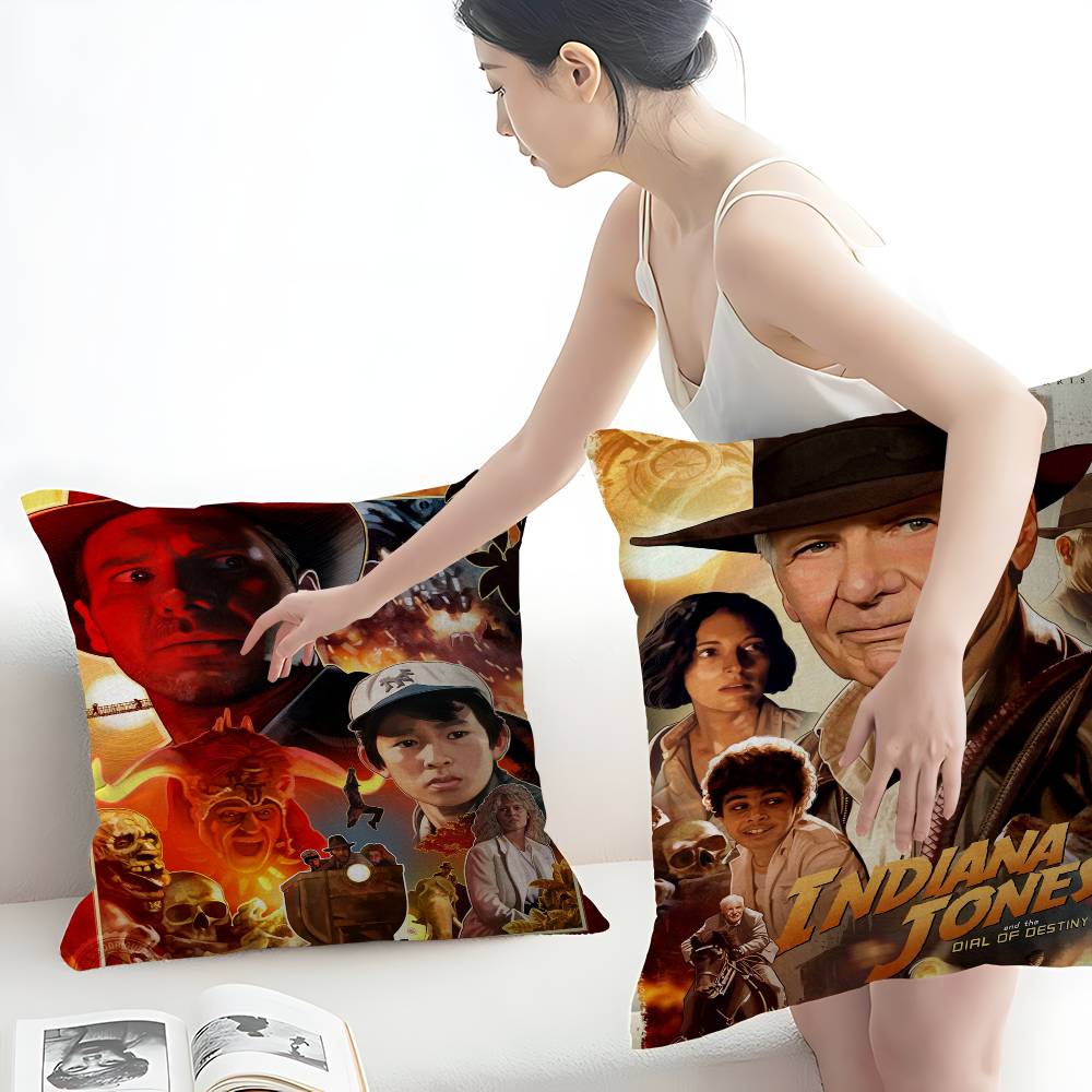 I-Indiana J-Jones 45*45Cm Cushion Cover Pillow Cover Decor Pillowcase Home Pillowcase For Couch Pillow