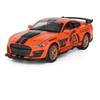 Игрушечная машинка Ford Shelby GT500 1/32 для детей, литая металлическая миниатюрная модель, инерционная, со звуком и светом, коллекционный подарок для мальчиков