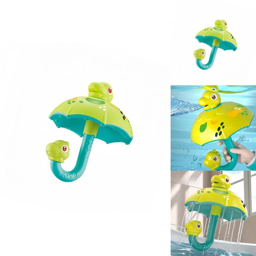 Dinosaur Shower Head Bath Toy With Rotating Water Spray For Kids Playtime