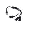 Многопортовый USB 2.0 разветвитель USB-папа на 3 USB-мамы для эффективной зарядки и передачи данных на ноутбуках