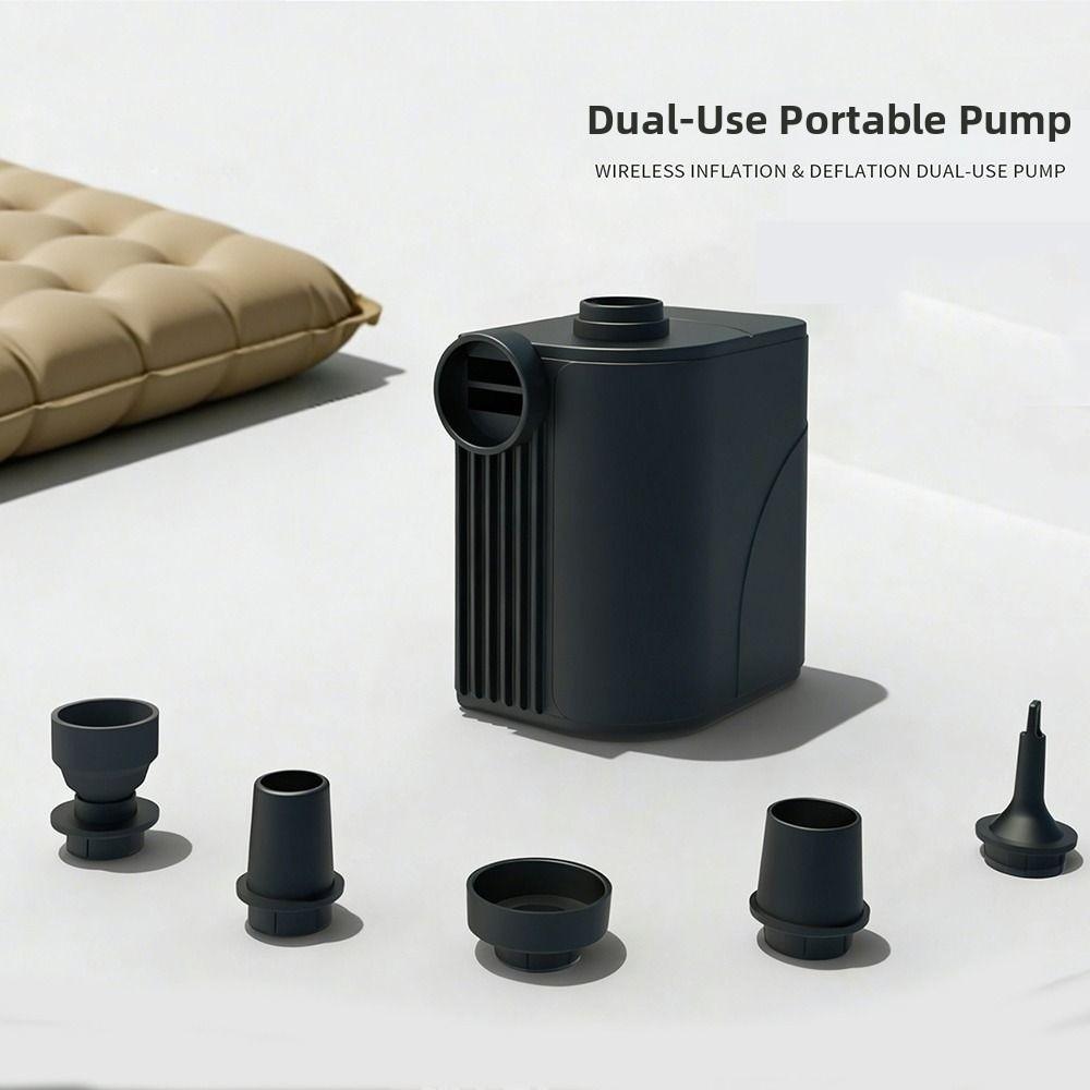 Portable Electric Air Pump Rechargeable Inflator Small Pump Small Wireless Air Inflator Camping