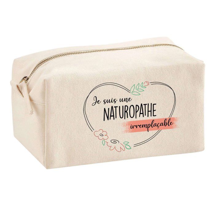 Trousse multifonction Naturopathe Irremplaçable Cadeau Anniversaire Collègue Départ Retraite | Trousse Scolaire Fournitures Bureau