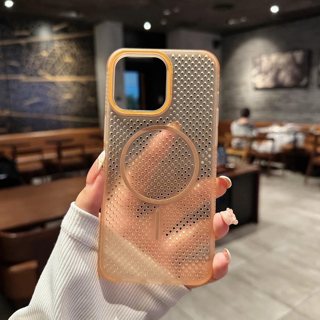 Задняя крышка Oppo Find X9 Pro/Find X9 Armor, роскошная, магнитная, с теплоотводом, дышащая, ударопрочная, материал ТПУ+ПК, для беспроводной зарядки