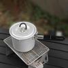 Camping Pot Cooking Multipurpose Lightweight with Folding Handle Cookware for Backpacking