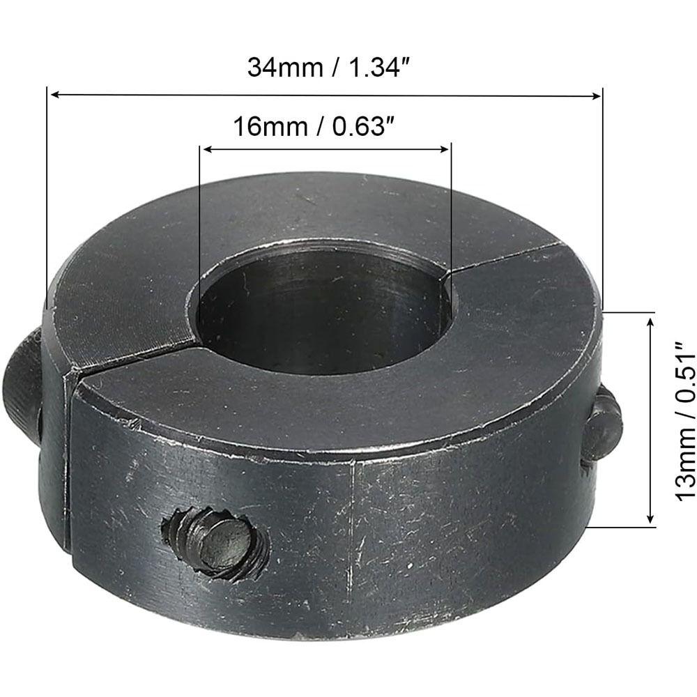 Внутренний диаметр 6-55 мм Двойной разъемный зажимной воротник Отверстие удерживающий зажим Системы конвейерных лент