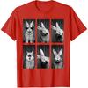 Rabbit Photobooth Bunny Funny Animal Portrait T-Shirt