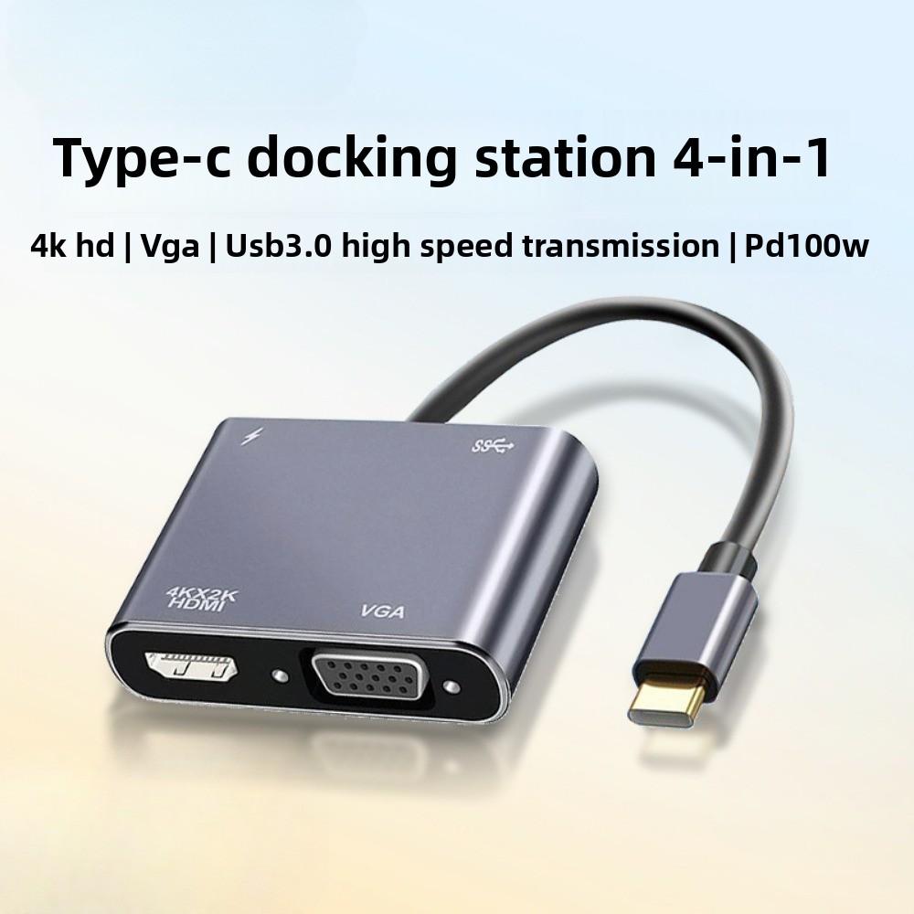 Док-станция 4K30 Type C to HDMI USB C Hub 3 в 1 Адаптер для ноутбука с многофункциональностью