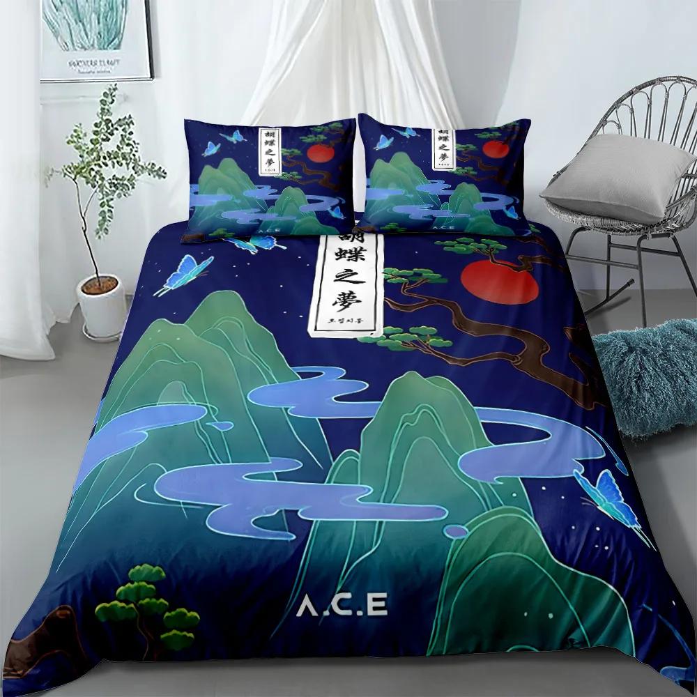 Комплект винтажного пододеяльника Time Machine UK Односпальный Двуспальный Королевский США Полуторный Двуспальный Кинг-сайз Комплект постельного белья