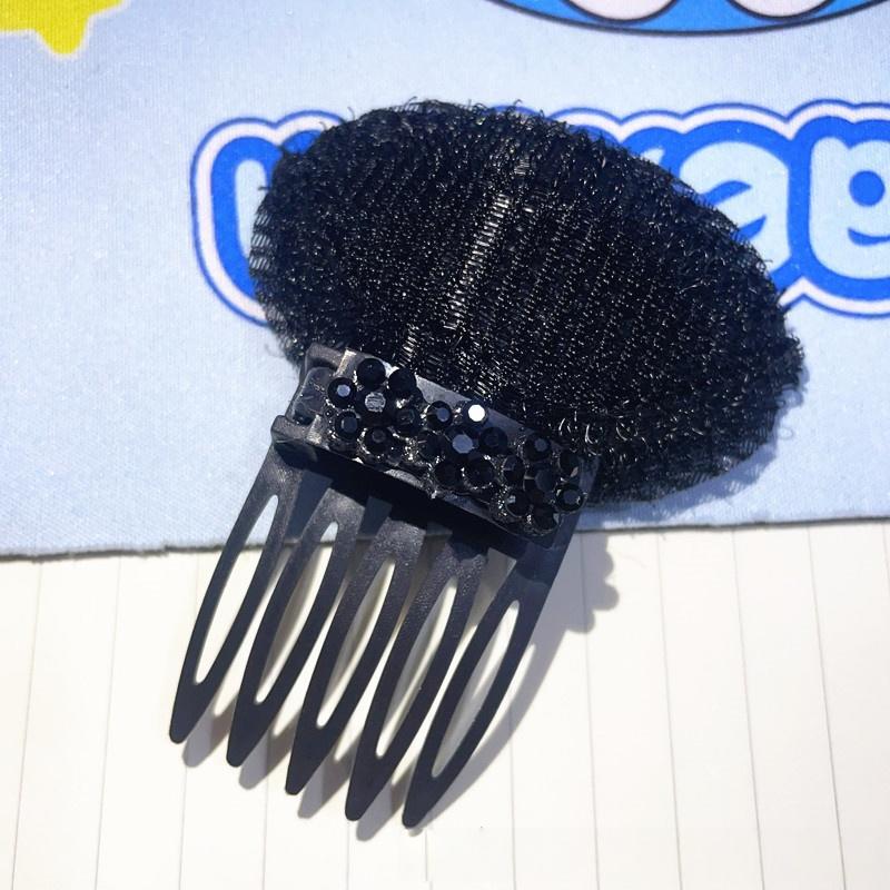 1 шт. Невидимая пушистая губка-заколка для волос, объемная основа для пучка, подушечка для объема у линии роста волос