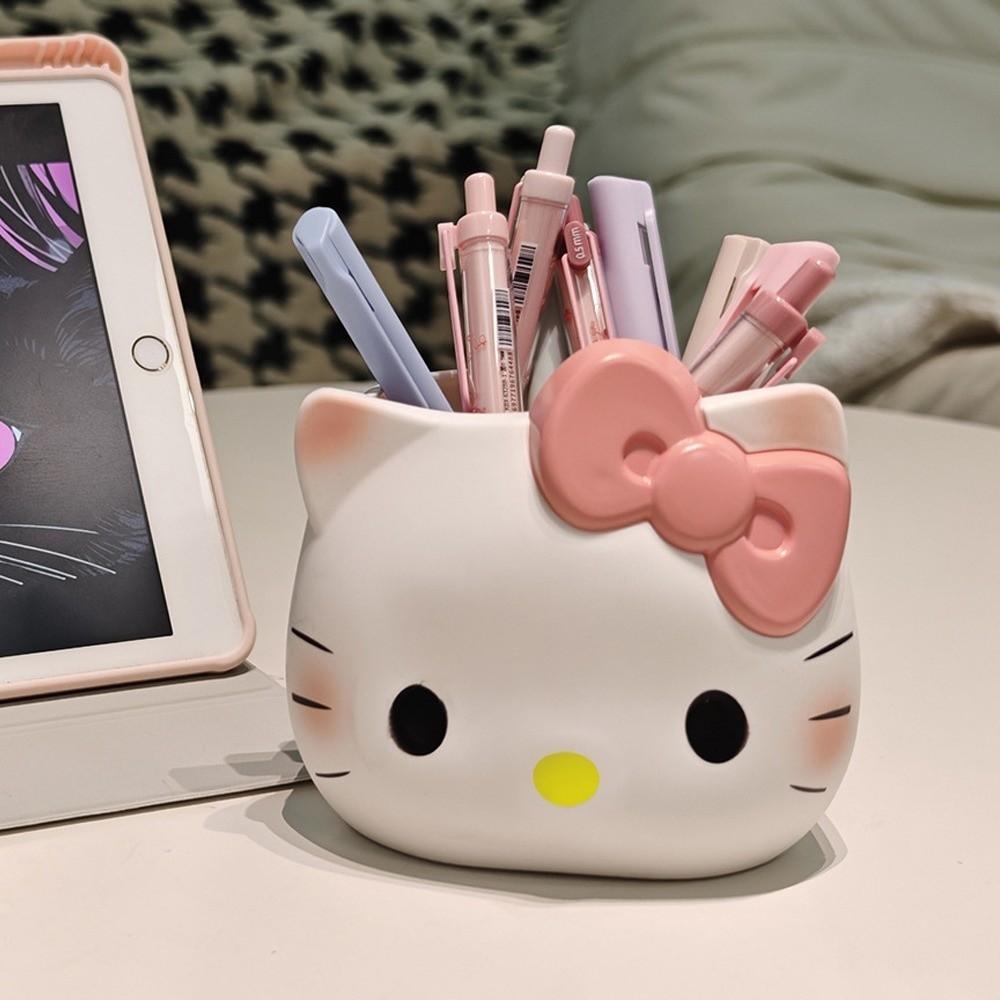 Pencil Holder for Kids with Cute Cartoon Model Large Capacity for Ornaments in Study Room