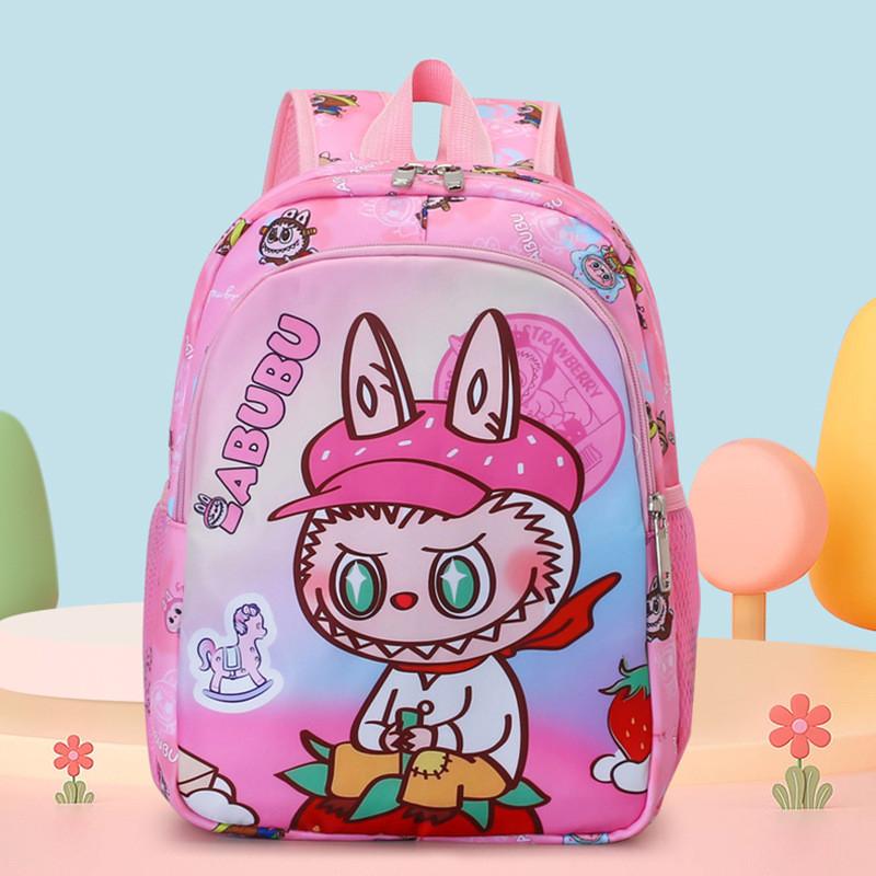 With Childrens Backpack Cartoon And Letter Printing Design For Daily Use
