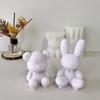 3D Pearl Rabbit Silicone Candle Mold DIY Pearl Bear Aroma Epoxy Resin Mold Soap Candle Making DIY Craft Handmade Home Decor