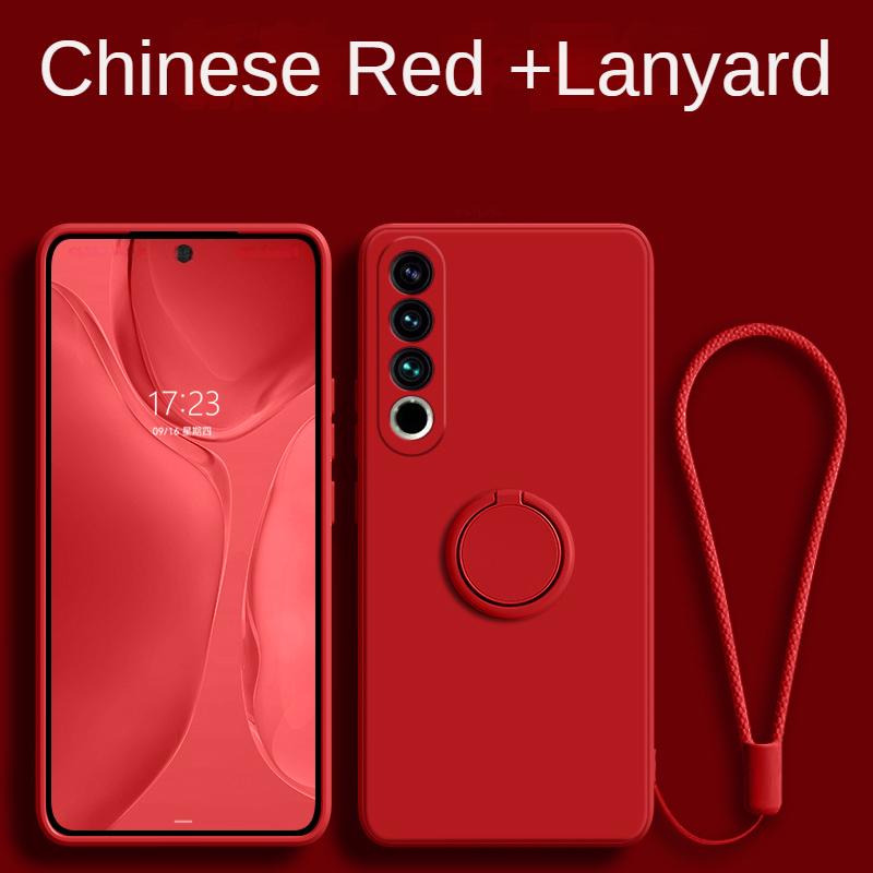 Чехлы для Meizu 20, жидкий силикон, магнитное кольцо, держатель для телефона, чехол-кронштейн для MEIZU 18 17 16 Plus 18S pro 18X, защитный ремешок для объектива камеры