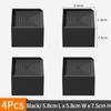 4-Pack Furniture Heightening Pads (200kg Load) – Fits Sofa/Tea Table/Shoe Cabinet, Waterproof Adjustable Feet Elevators