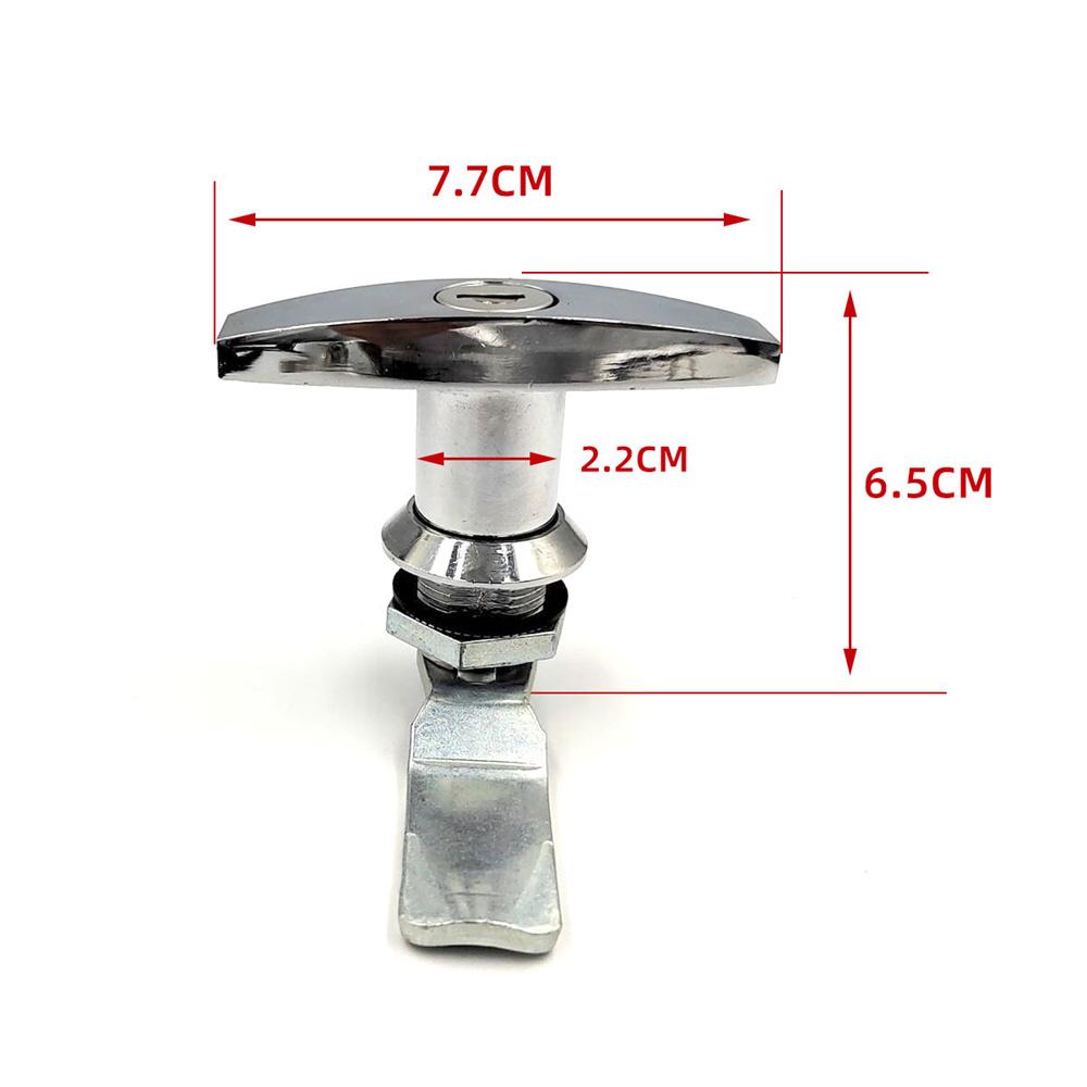 Т-образная ручка защелка крышки двери с ключами замок крышки для грузовика автодома кунга кемпера