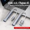 Laptop PC 4 Port OTG Adapter Type-C USB 3.0 Expander Dock Station USB C HUB