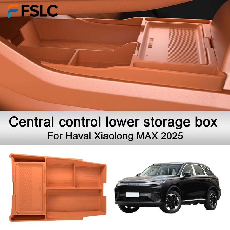 Cars Accessories Central control lower storage box For Haval Xiaolong MAX 2025 Car Decoration Styling Upgrade