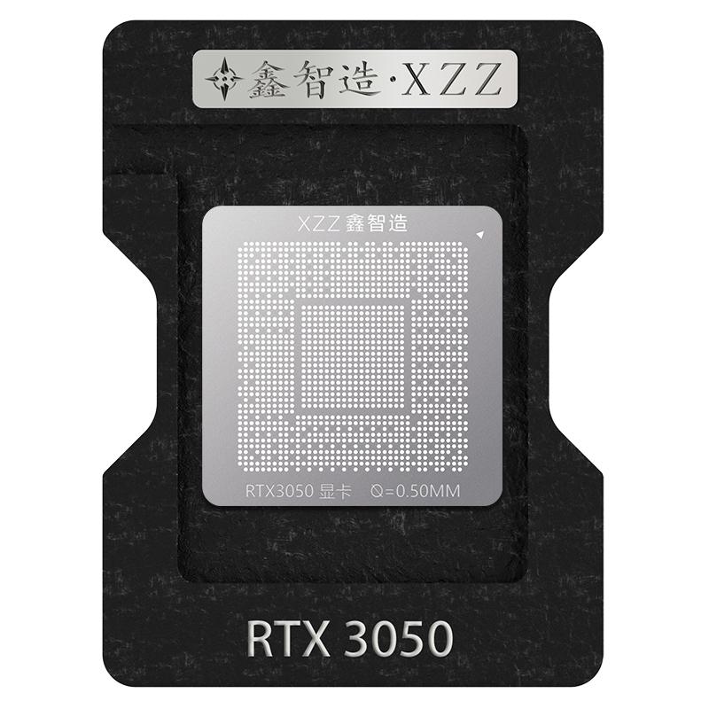 1 шт. XZZ трафарет для паяльных шариков/паяльной пасты для GTX1650 RX580 RTX4070 RTX3050 RX5700XT GTX1080TI SR2WB Прямой нагрев BGA шаблон