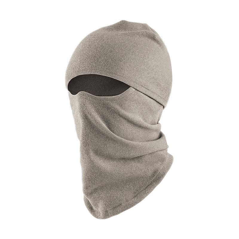 Winter Scarf, Mask, Integrated Warm Hat, Men's Windproof and Cold-proof Knitted Pullover, Outdoor Women's Cycling Hat