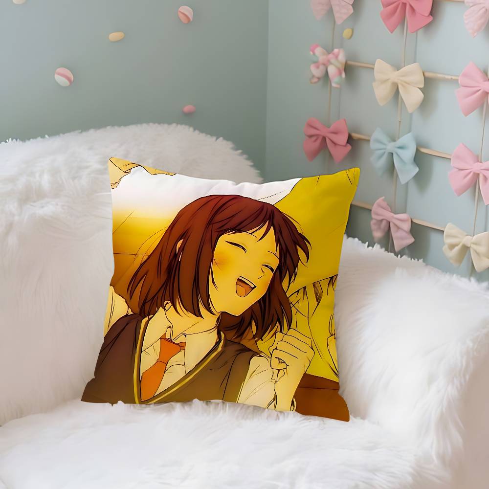 Cute SSkip AndLoafer Couple Style Throw Pillow Covers Pattern Cushion Cover Suitable For Sofa Bedroom Car Pillow Cover