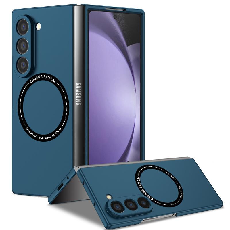 Совместимый с складным телефоном Samsung Z Fold7 чехол Magsafe магнитный Galaxy Z Fold6 противоударный защитный чехол