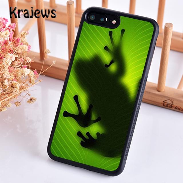 Krajews Чехол для телефона Лягушка Тропический Дождевой Лес Для iPhone 17 Air 16 15 14 plus 12 pro max чехол Fundas