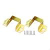 2 Pieces Bed Rail Fittings Frame Brackets Supplies for Bunk Beds Headboard Professional Easy