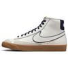 Blazer Mid 77 Premium Sail Navy Gum Men Sneakers White Midnight-Navy Gum-Medium-Brown DQ7672-100