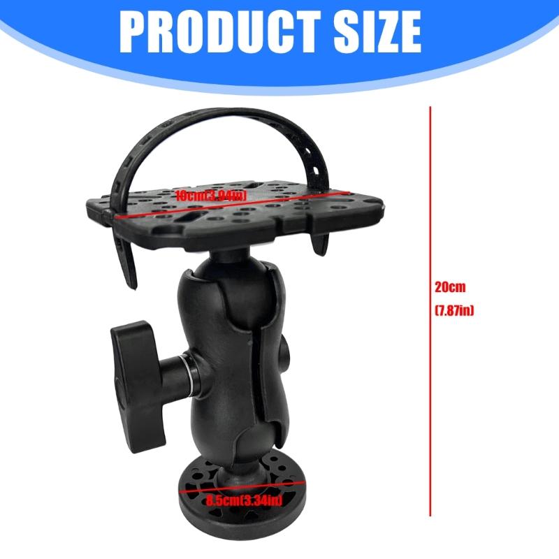 Электронный эхолот Вращающаяся шаровая монтажная пластина Универсальная пластина для эхолота каяка База крепления электронного эхолота