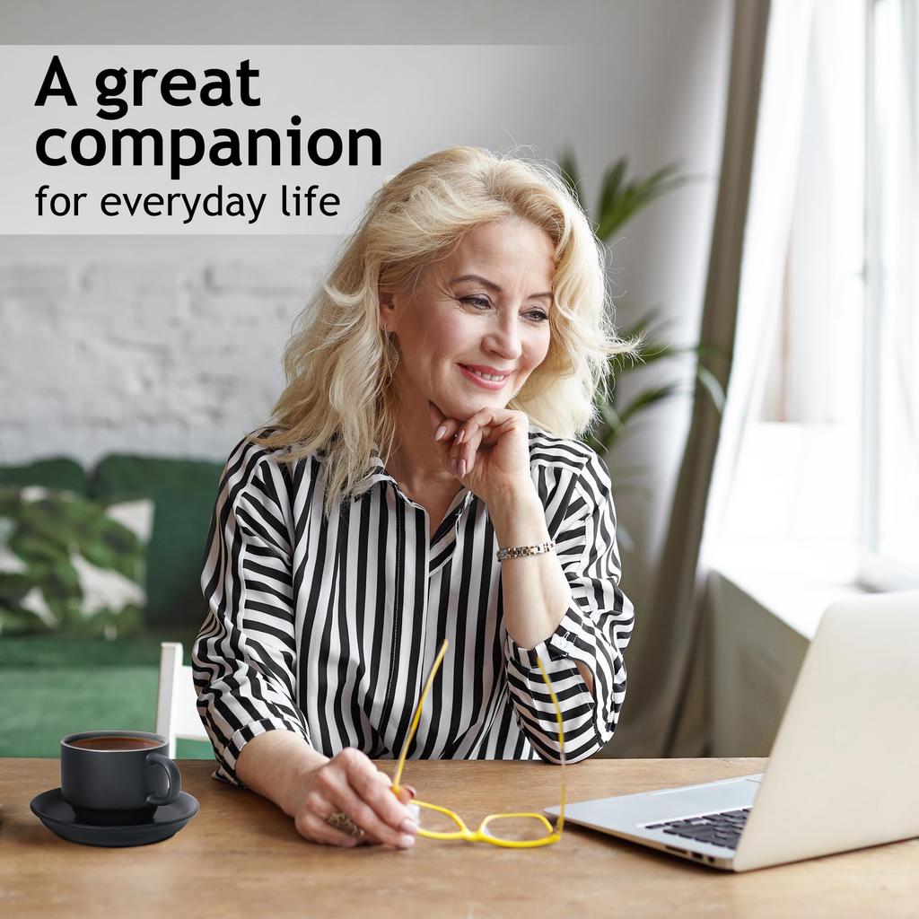 MIAMIO 75 ml x 6 Stoneware Espresso Black Colorful Interior - Mug/Cup Set, Exterior,