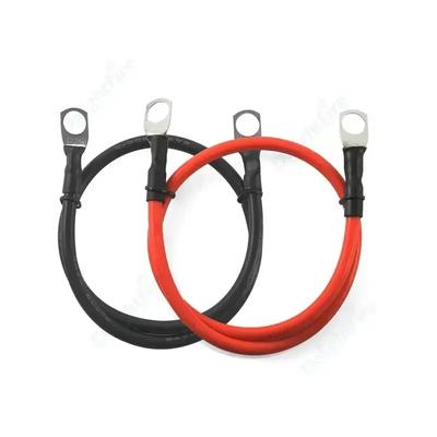 Кабель инвертора аккумулятора 16 мм² Луженые медные провода Разъем 6AWG 20 см 30 см 50 см Провод для подключения солнечной энергии Для автомобильного аккумулятора