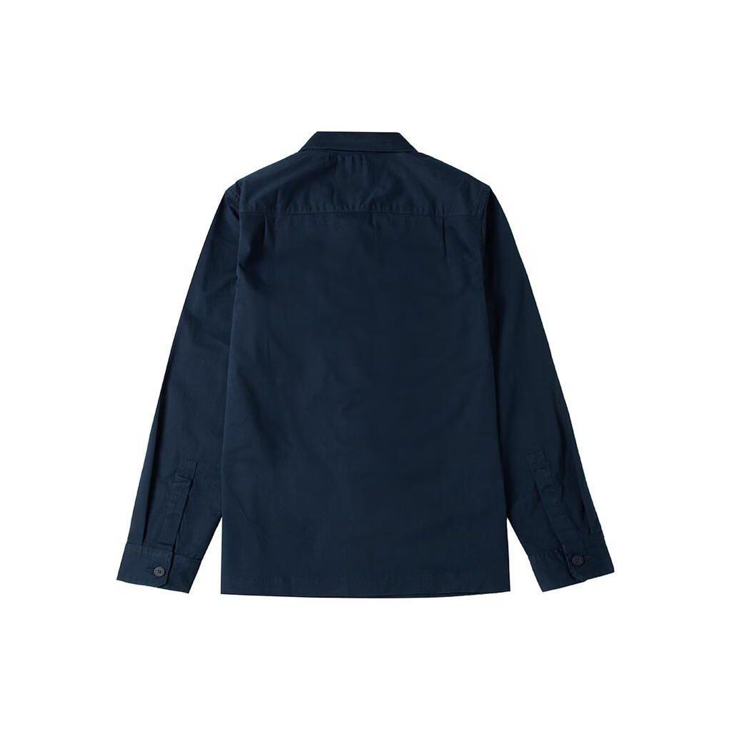 Timberland Однотонная рубашка для спорта на открытом воздухе, повседневная, свободная, для работы, с воротником, с длинным рукавом, мужские рубашки, темно-синий цвет A28QG-433