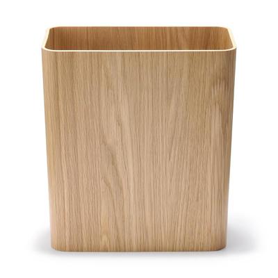 Деревянное мусорное ведро MUJI - с проволочным держателем для пакета - Прямоугольное, Прибл.. Ш28,5 x Г15 x В30,5 см, 84915055