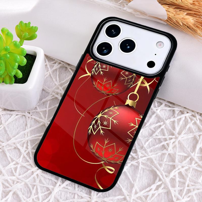 Чехол для телефона с рождественской елкой для iPhone 17 Air 16 15 11 12 14 13 Pro Max Ударопрочный чехол