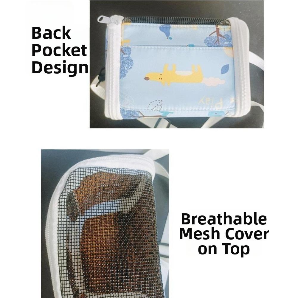 Nylon Outdoor Bird Pouch Cute Pattern Pet Cage Handbag New Parrot Carrying Bag Travel Use