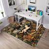 Enchanted Forest and Mythical Creature Design Large Area Rug - Anti-Slip,Indoor/Outdoor Versatile Mat,100% Polyester,for Living Room,Bedroom