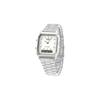 Мужские кварцевые часы Casio Chipkashi Standard AQ-230A-7D Серебристые из нержавеющей стали Водонепроницаемые