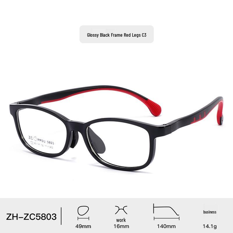 Comfortable Soft Silicone Nose Pads PPSU Eyeglass Frames for Kids, Men, Women – Myopia-Compatible