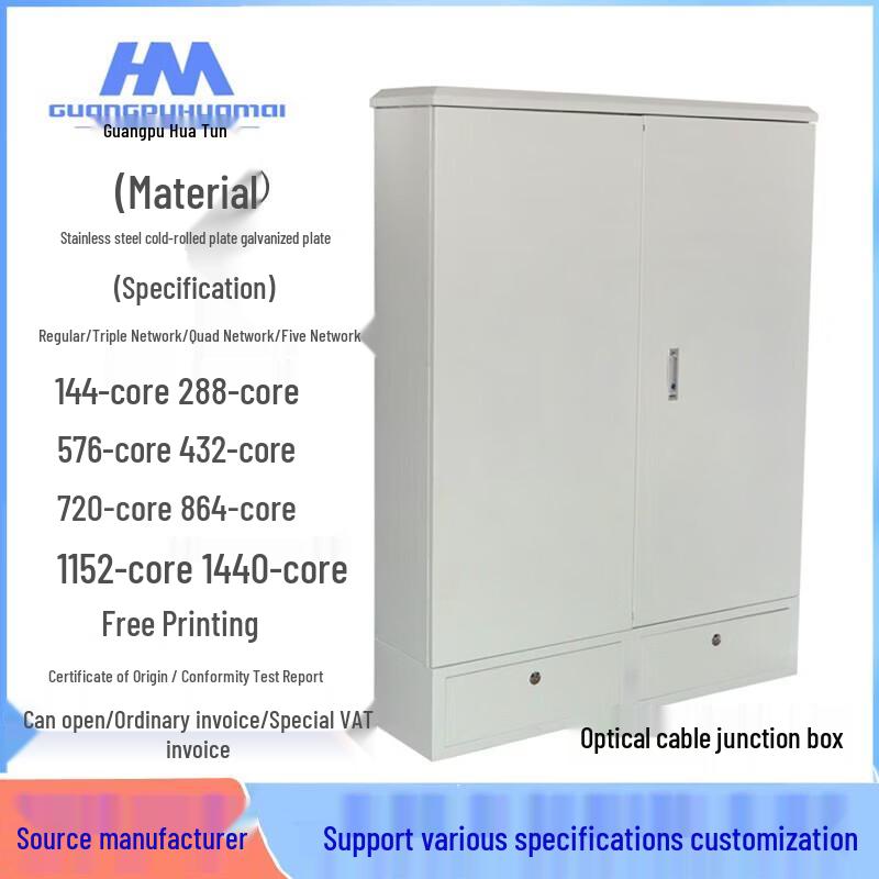 GPHMTEL 1440-Core Outdoor Fiber Optic Cross-Connect Cabinet