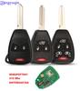 Jingyuqin Автомобильный дистанционный ключ-брелок pcf7941/ID46 Чип OHT692427AA Для Chrysler 200/300/300c PT Cruiser Sebring для Dodge RAM для JEEP