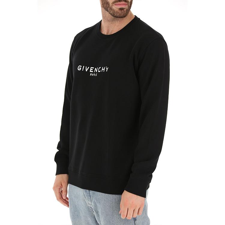 Givenchy Paris Logo Crewneck BM700U30AF-001