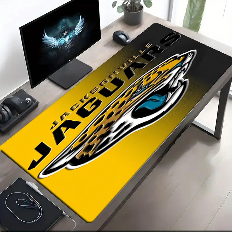 Jacksonville Jaguars Theme Mouse Pad, Non Slip Rubber Base, Multifunctional Office & Home Decor, Perfect for Workspace Personalization.