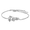 100% 925 Sterling Silver Fashion Luxury Shine CZ Zircon Ladies Bracelet Jewelry For Women Wedding Gift Never Fade