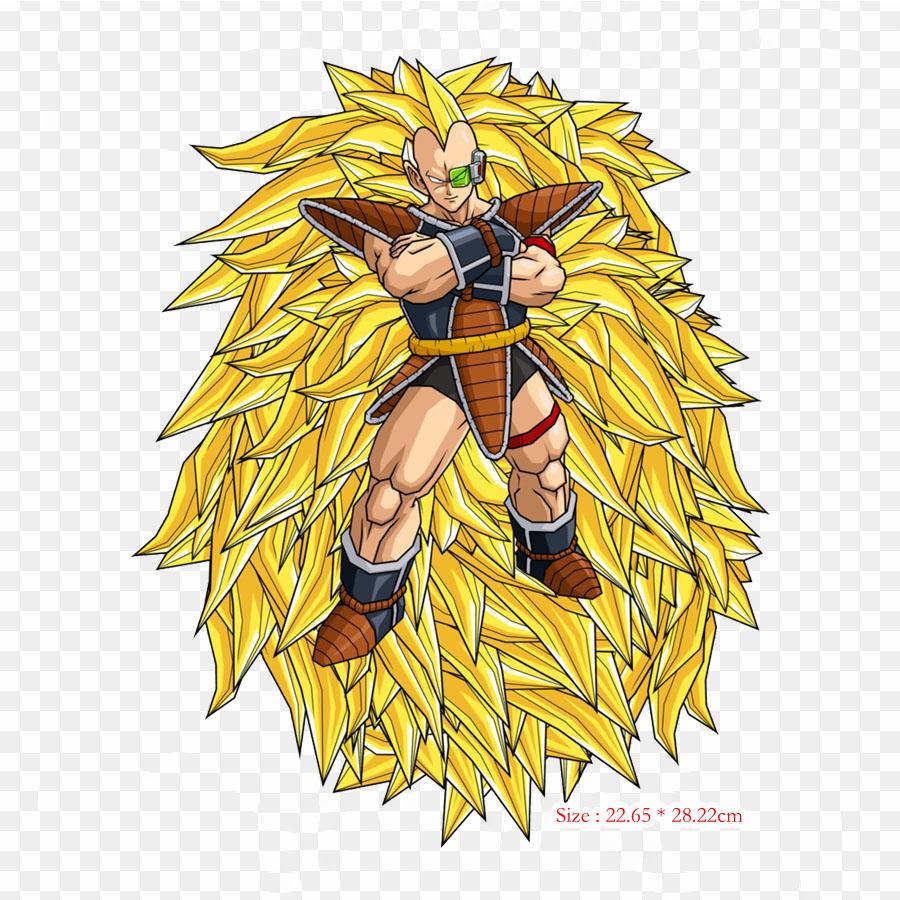 Нашивки для одежды, сумки, термонаклейки с рисунком Raditz Goku, моющиеся, термоперенос