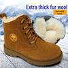 Men's Thickened Fur Wool Martin Boots for Snow and Welding