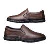 Мужские деловые кожаные туфли, мокасины, дышащие мужские повседневные лоферы, удобная обувь для мужчин, летние мужские кроссовки 2024 года