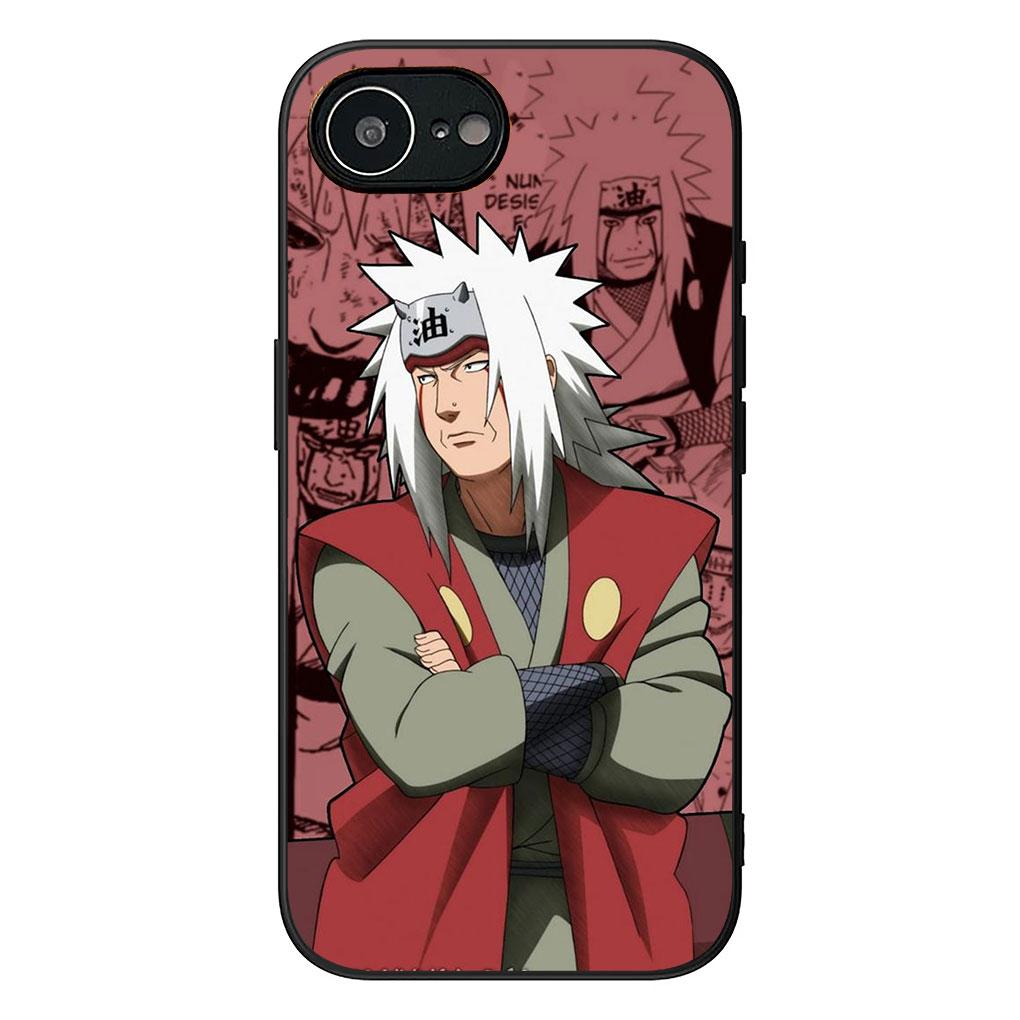 Jiraiya Narutos Casing Phone Cover for Apple iPhone 13 12 Mini XS 11 Pro Max 7 8 Plus + XR SE 2022 2020 SE3 Soft Case